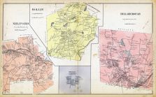 Hollis, Hollis Town, Milford, Hillsborough, New Hampshire State Atlas 1892